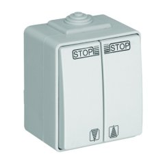 Двоен ключ за щори IP65, IK07; 16A - 250V ~