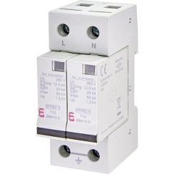 ETI 002442902 Катоден отводител (арестор) Тип I+II/Клас B+C 2Р 280V 12.5kA