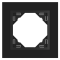 90910 CRYSTAL / Единична рамка - черно стъкло