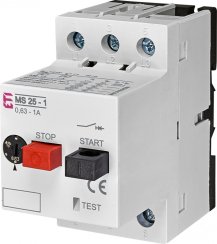 ETI 004600050 Моторна защита MS25 0,63А - 1,00А